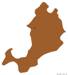 Ingush, republic of Russia, on white. Pattern