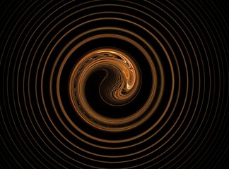 Computer generated swirl fractal pattern