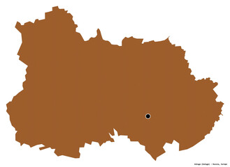 Fototapeta na wymiar Kaluga, region of Russia, on white. Pattern