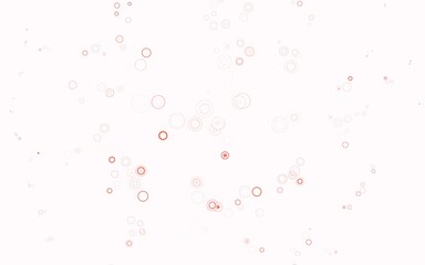 Light Red vector backdrop with dots.