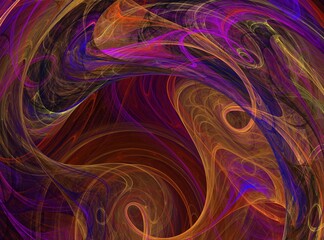 Fototapeta premium Computer generated abstract fractal pattern 
