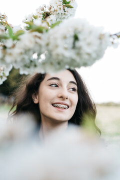 Attractive Teeanger Girl Smiling at You