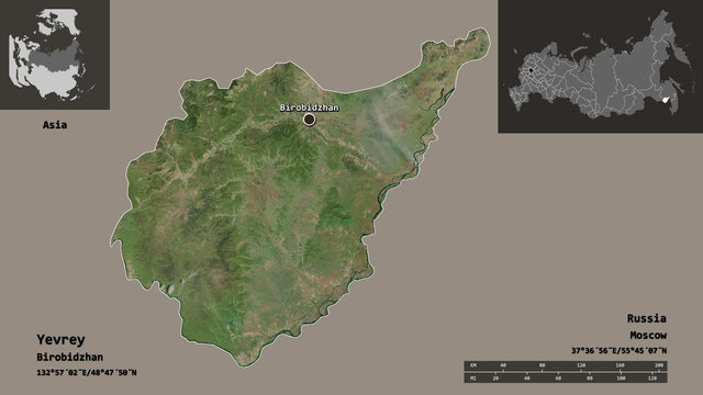 Yevrey, autonomous region of Russia,. Previews. Satellite