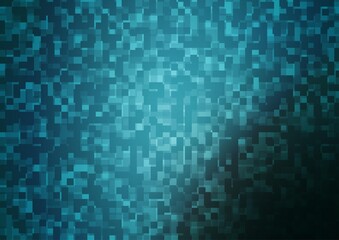 Light BLUE vector backdrop with rectangles, squares.