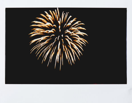 Fireworks instant photo