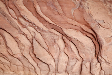 Beautiful colors and textures of red rock
