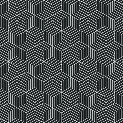 
Hexagonal art deco pattern background.