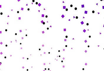 Light Purple vector layout with circles, lines, rectangles.