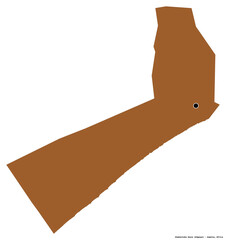 Shabeellaha Hoose, region of Somalia, on white. Pattern