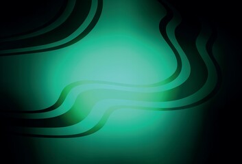 Dark Green vector abstract layout.