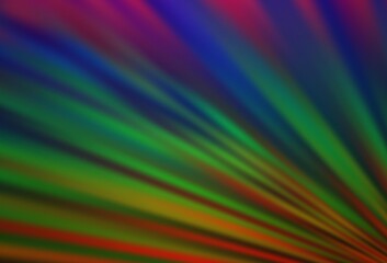 Dark Multicolor, Rainbow vector layout with flat lines.