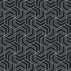 
Hexagonal art deco pattern background.