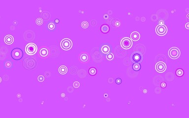 Light Blue, Red vector pattern with spheres.