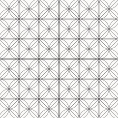 Geometry of circle and square on background. vector pattern. pattern is on swatch panel.