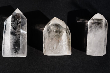 Clear quartz points