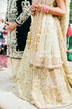 Indian couple during ceremony