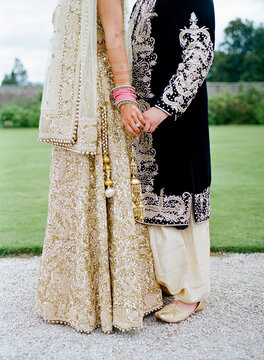 Indian couple during ceremony