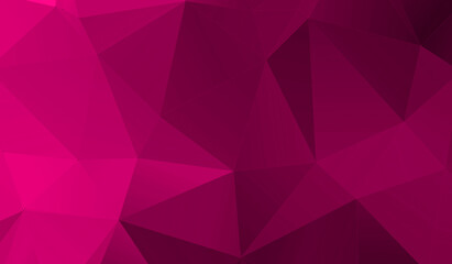 Obraz premium Abstract pink black gradient triangle background. 3D triangles. modern wallpaper.