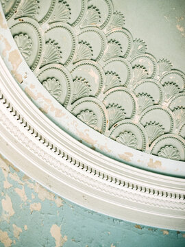 Shot of plasterwork on eiling