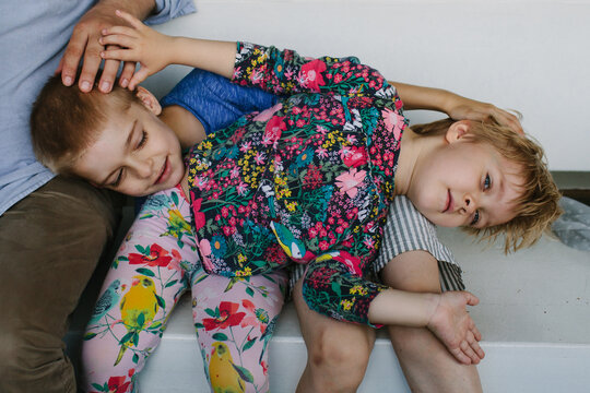 Joined at the hip: sibling absurdity.