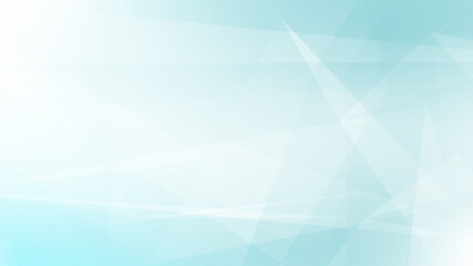 Obraz premium Abstract blue white and gray polygon triangle pattern gradient background. 3d render illustration.