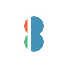 B Letter Icon Design Vector