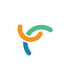 f letter icon vector illustration