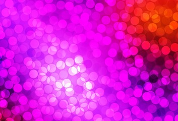 Light Pink, Red vector background with spots.