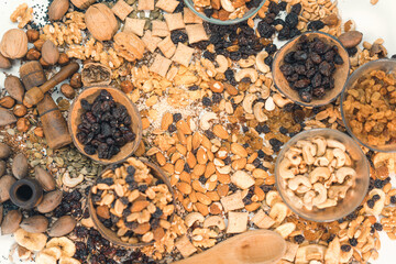 Semillas, frutos secos