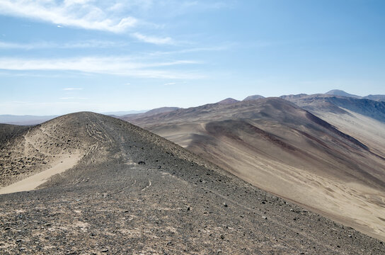 Desert under blue sky