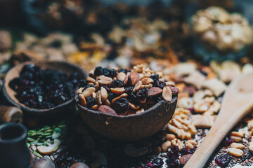 Semillas, frutos secos