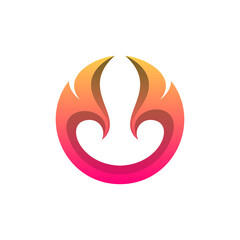 Animal colorful logo