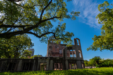The atomic bomb Dome in Hiroshima