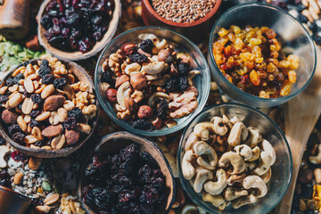 Semillas, frutos secos