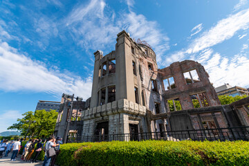 The atomic bomb Dome in Hiroshima