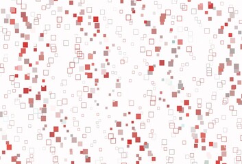 Light Red vector template with square style.