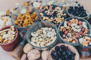 Semillas, frutos secos