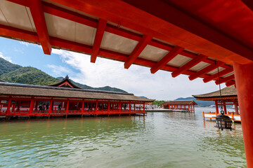 Itsukushima shrine in Miyajima Hirosimma