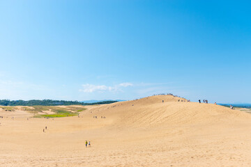 Fototapeta na wymiar Tottori prefecture beautiful tottori Dune