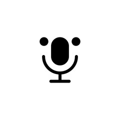 Illustration vector graphic template of Koala plus mic logo