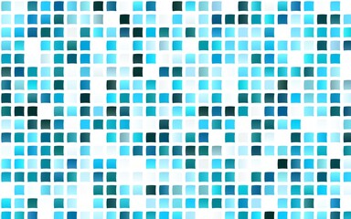 Light BLUE vector template with crystals, rectangles. Modern abstract illustration with colorful rectangles. The template can be used as a background.
