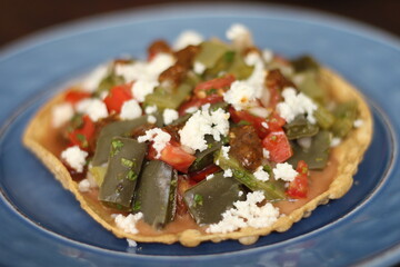 Tostadas de nopal 