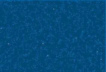 Light BLUE vector cover with spots.