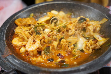 여수에서 파는 삼합