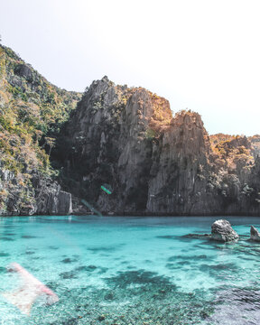 Swimming Cove in the Philippines