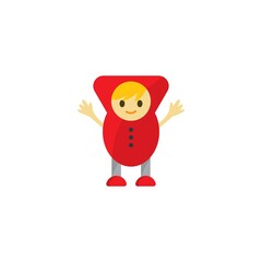 Fototapeta premium Cute character vector design illustration