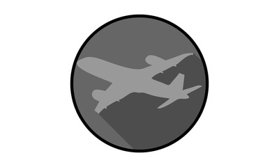 airplane vector logo