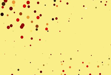 Light Red vector layout with circle shapes.