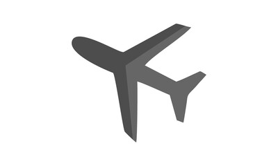 Obraz premium plane logo vector