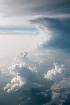 Clouds from airplane